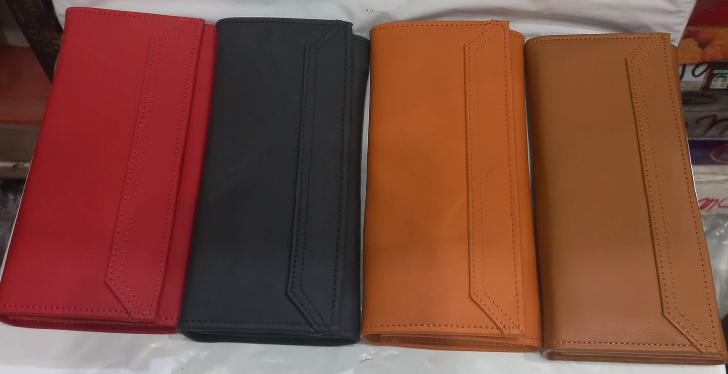 Pure Leather Ladies Wallet (Long Purse)